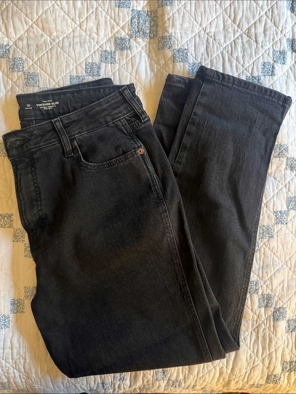 High Waisted Vintage Slim Jeans